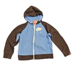 Nike Air Boys black and blue hoodie sweater